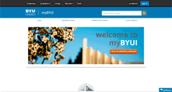 Desktop Screenshot of my.byui.edu